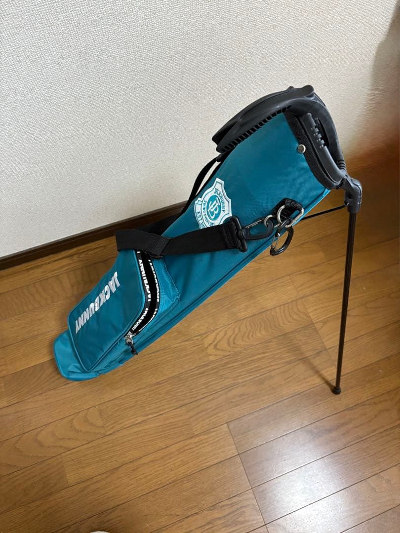 JACK BUNNY スタンド付きキャディサブバッグ 青