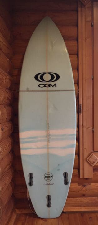 サーフボード 5’9” ショート　水色