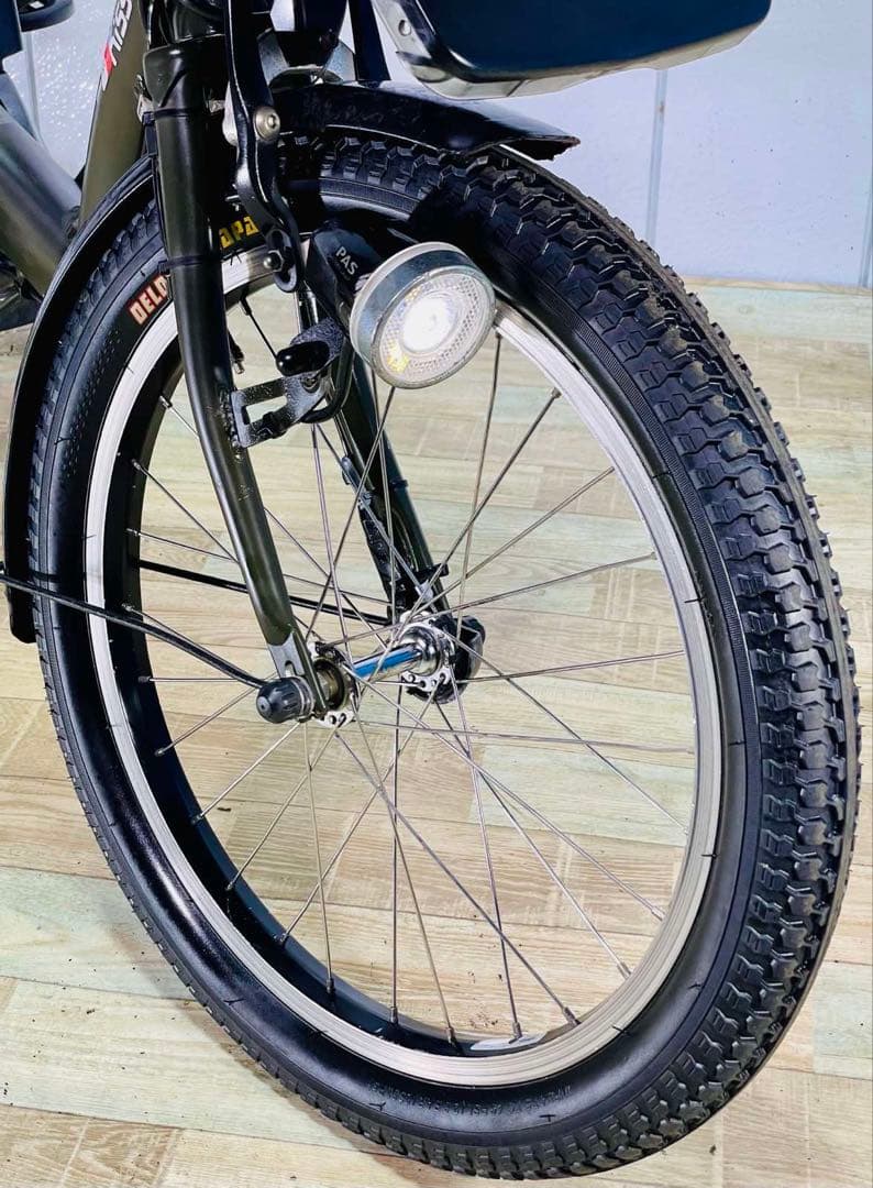 2787ヤマハ12.3アンペア3人乗り対応20インチ子供乗せ　電動アシスト自転車