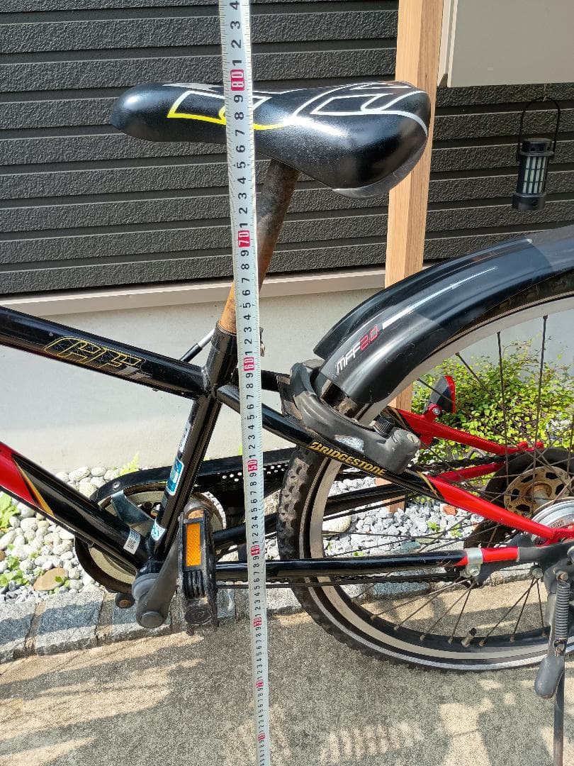 ブリヂストン ジュニア自転車 レッド/ブラック