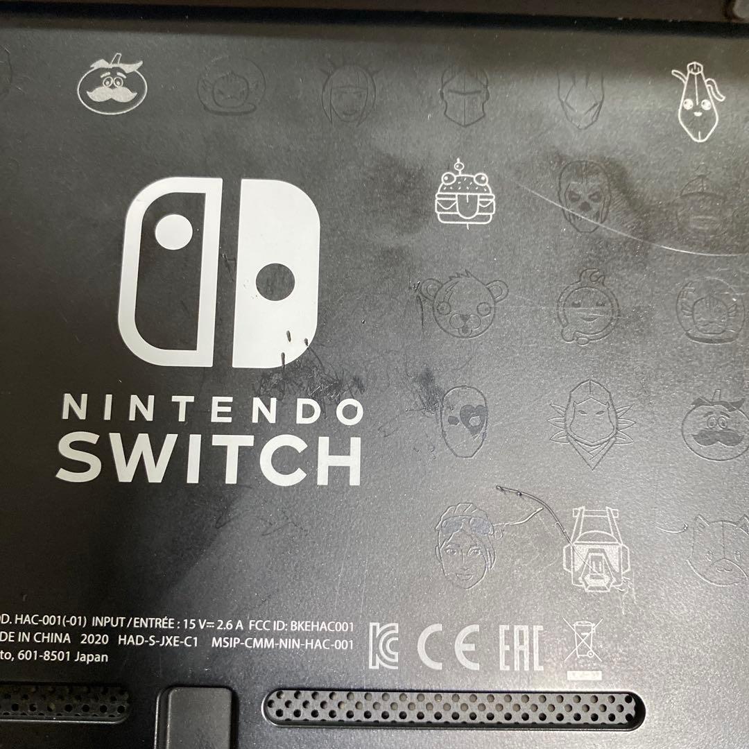 Nintendo Switch 青/黄 キャラクター柄 本体　フォートナイト