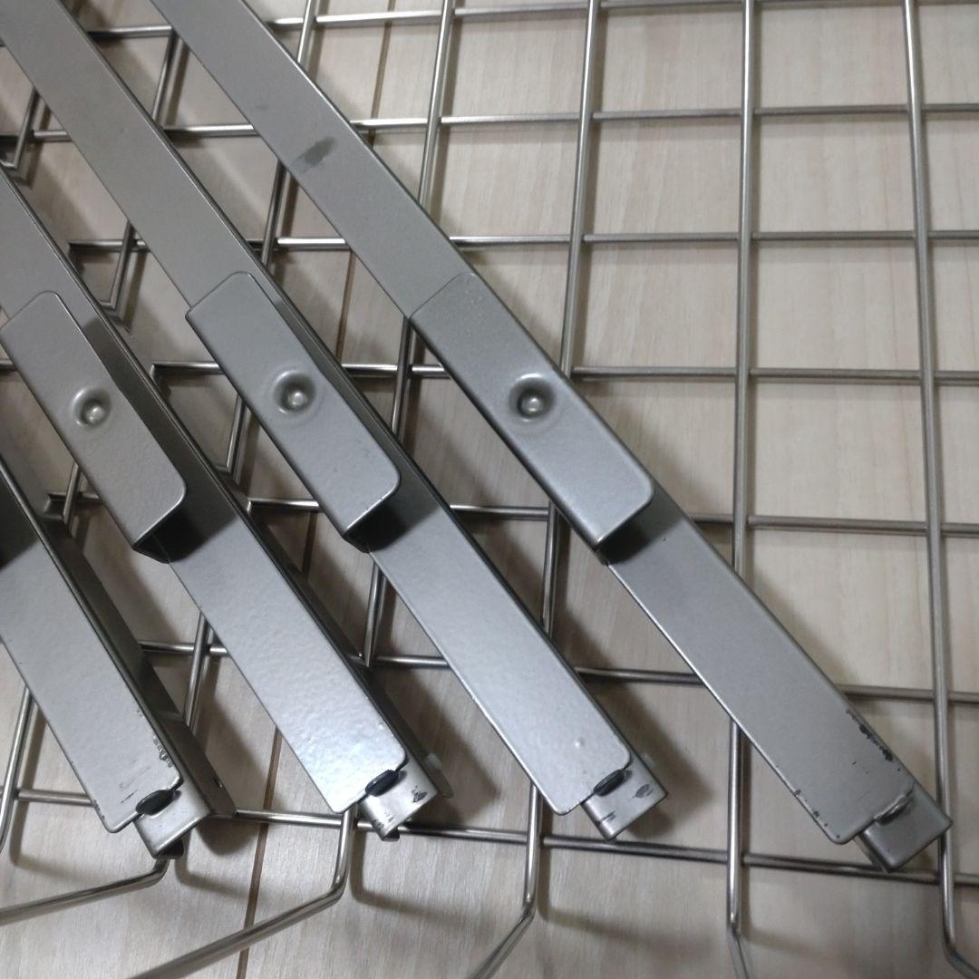 無印良品　ステンレスユニットシェルフ用　ワイヤーバスケット84㎝用　2個セット