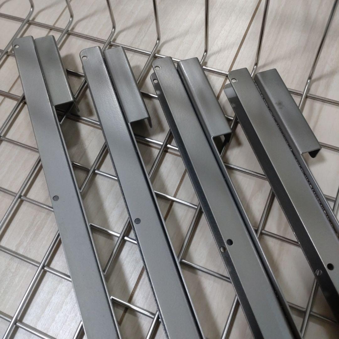 無印良品　ステンレスユニットシェルフ用　ワイヤーバスケット84㎝用　2個セット