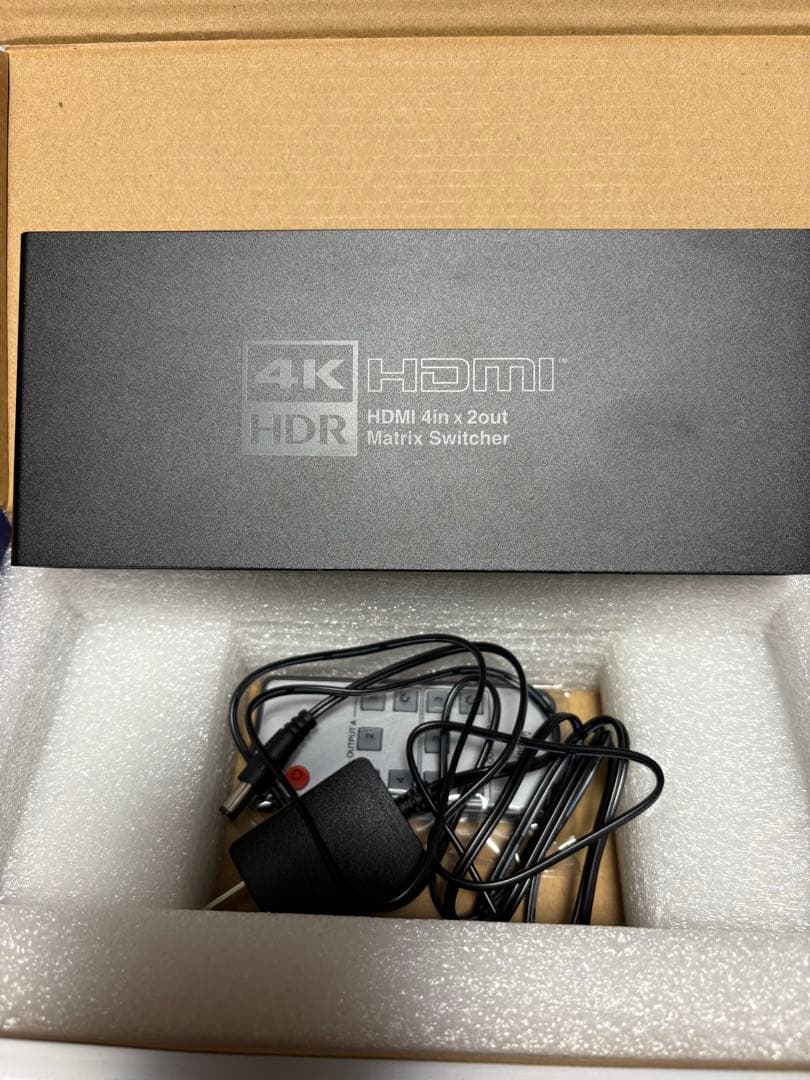 サンワサプライ　SW-HDR42H 4入力2出力 HDMIマトリックス切替器