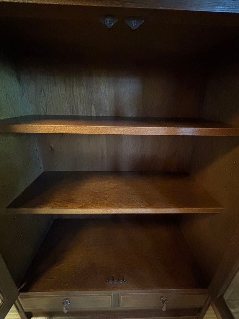 三越家具ブルージュ Brugge カントリーハウス ガラスキャビネット