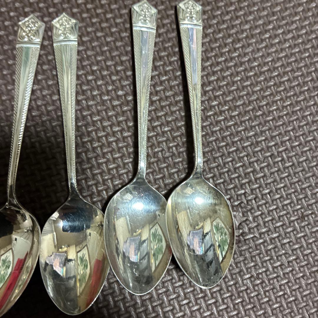 ‼️超希少‼️ロータリーインターナショナル シルバースプーン 2本計６本純銀約90g