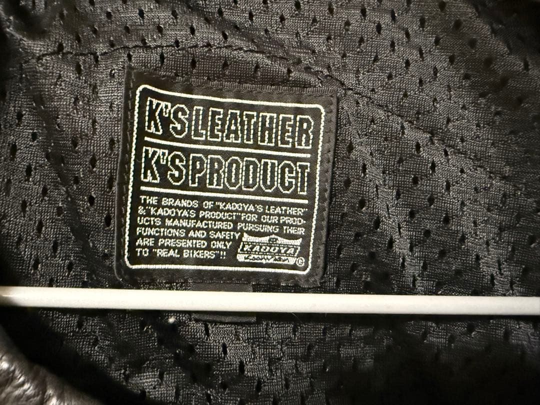 KADOYA カドヤ　パンチングレザー ライダースジャケット