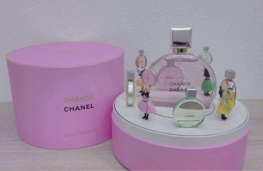 CHANEL CHANCE 香水ミュージックボックスセット ピンク　クリスマス