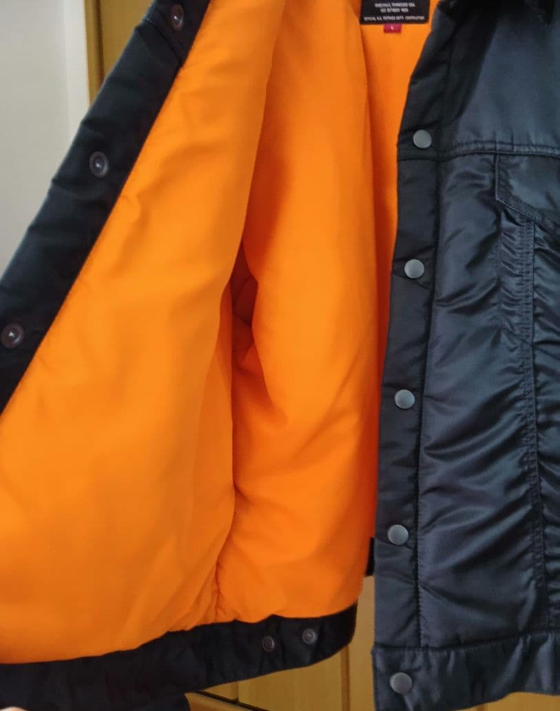 ALPHA トラッカージャケット ブラックLサイズ