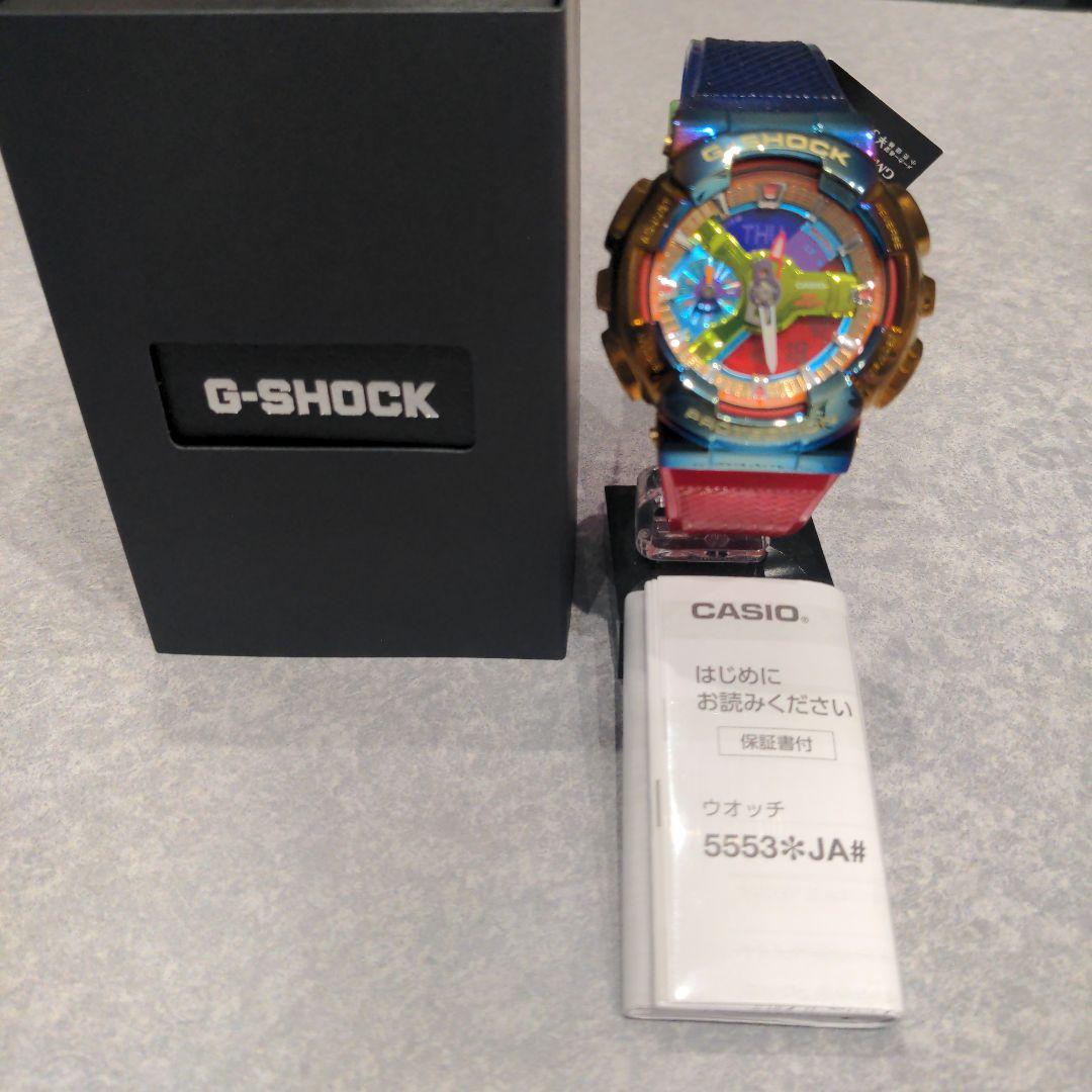 【未使用】ジーショックGM-110RB-2AJF レインボー
