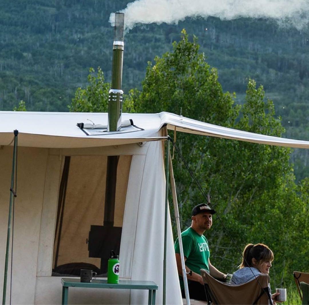 Tent-mark WINNERWELL 薪ストーブ 三重煙突 M 76mm