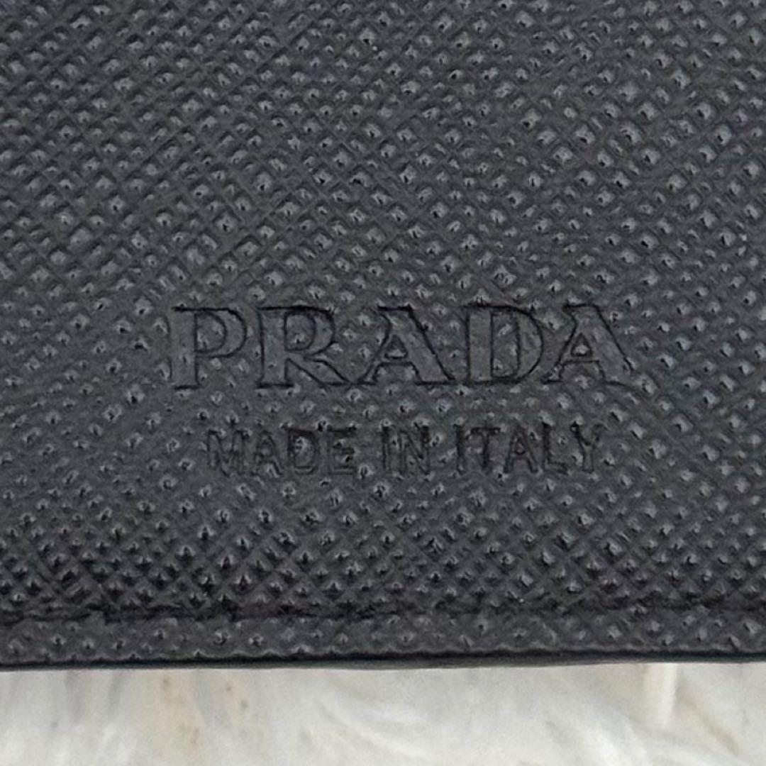 美品✨RFID内蔵 PRADA プラダ サフィアーノ マネークリップ 財布