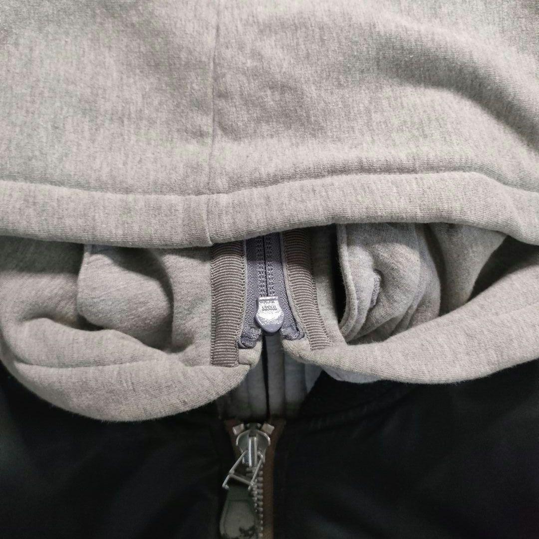 希少サイズ 3L SIMPSON MA-1 フード着脱可 フライトジャケット 黒