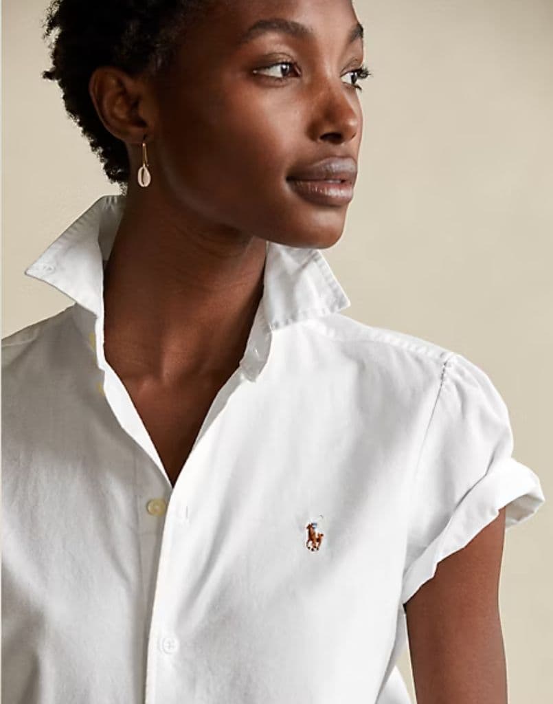 【新品タグ付き】ポロラルフローレン 24SS コットンショートスリーブシャツ 綿