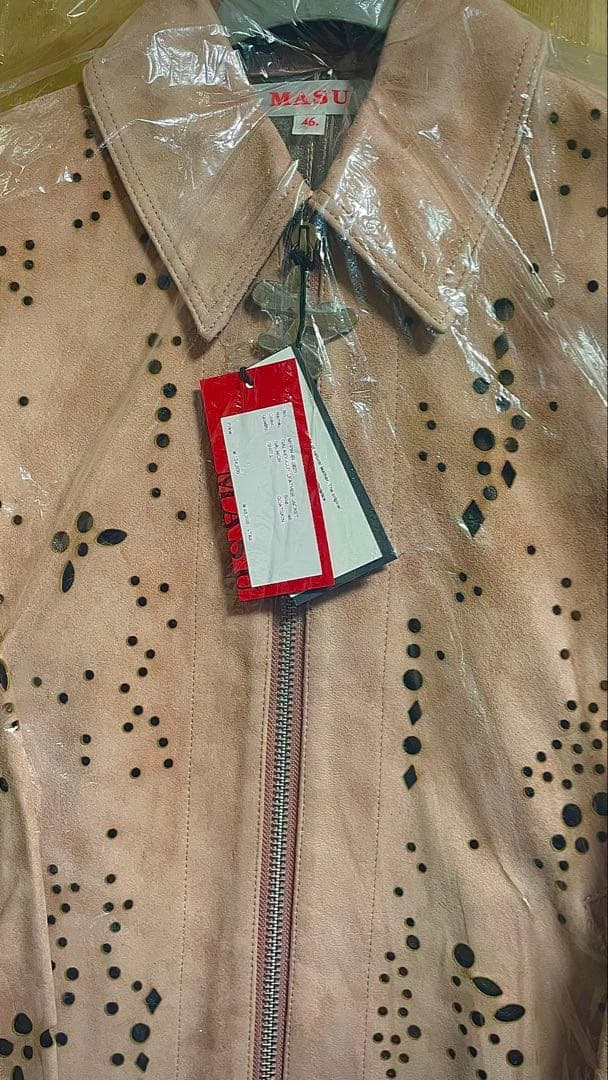 ジャケット・アウター MASU GALAXY-CUT LEATHER JACKET FW23