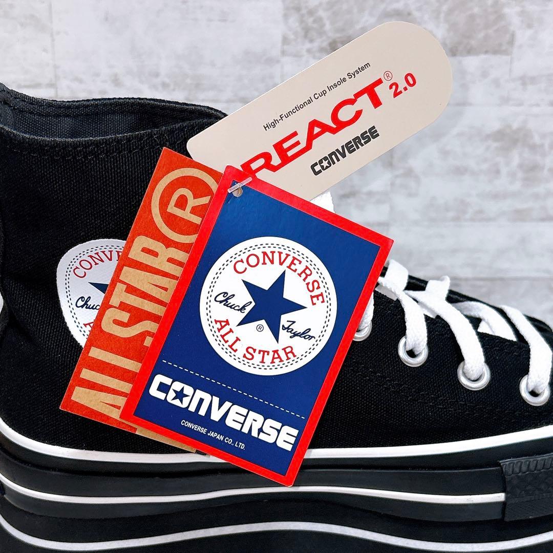 新品✨PAMEO POSE ×コンバース 厚底スニーカー オールスター 24cm