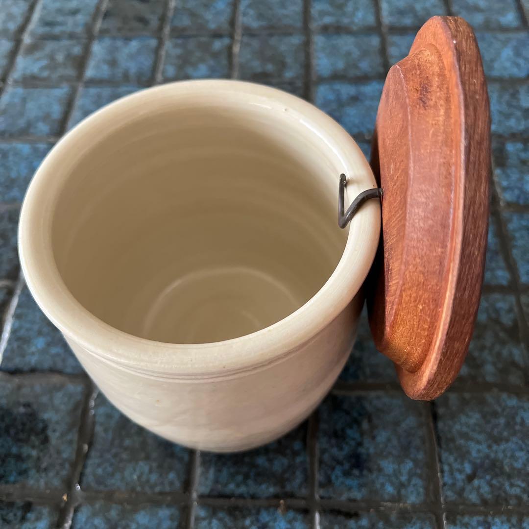 市川孝　木蓋付き保存容器