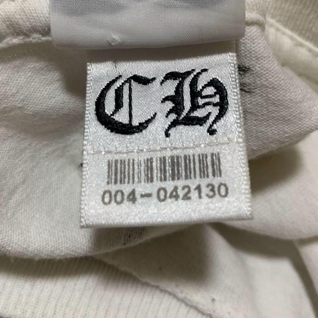 クロムハーツ　長袖シャツ　ホワイト　ロンT サイズM 4S362