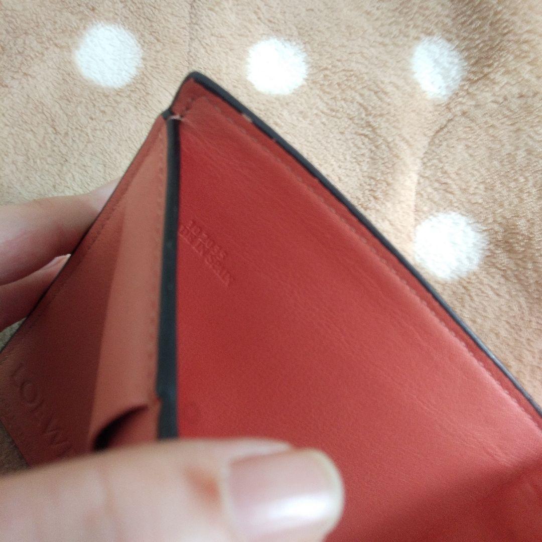 LOEWE 二つ折り財布 ベージュ/ブラウン
