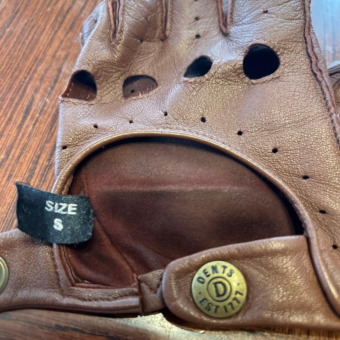 デンツ　ドライビンググローブ　指なし