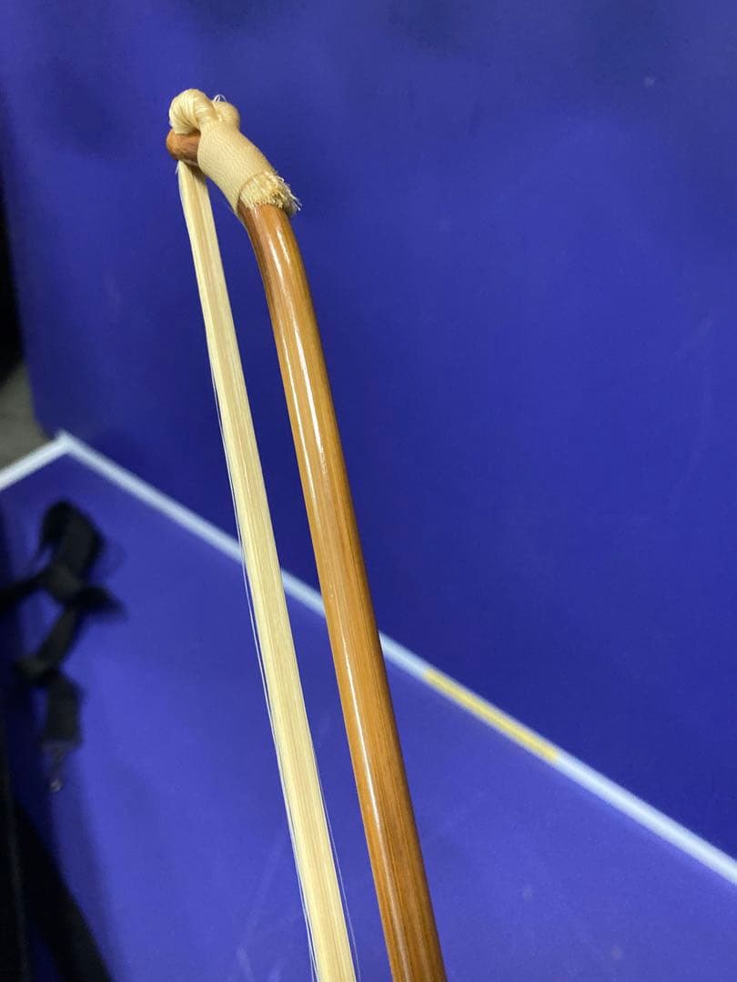 B）中国民族楽器 丁豪康精製 高級 明清古料 老紅木 二胡 弓 ケース 付属品付