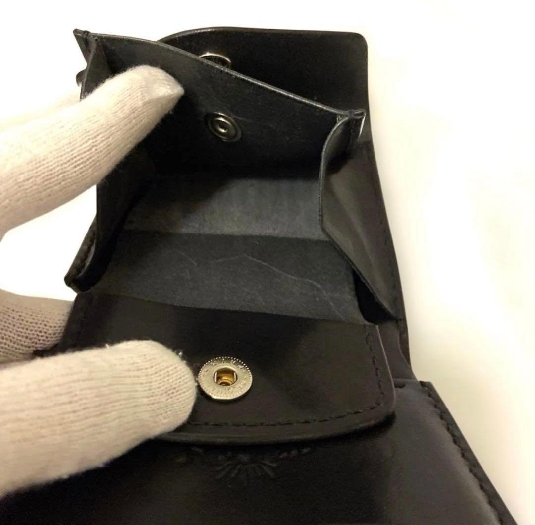 未使用トラッキンTRUCKIN'ENVELOPEWRAPWALLET本革折財布黒