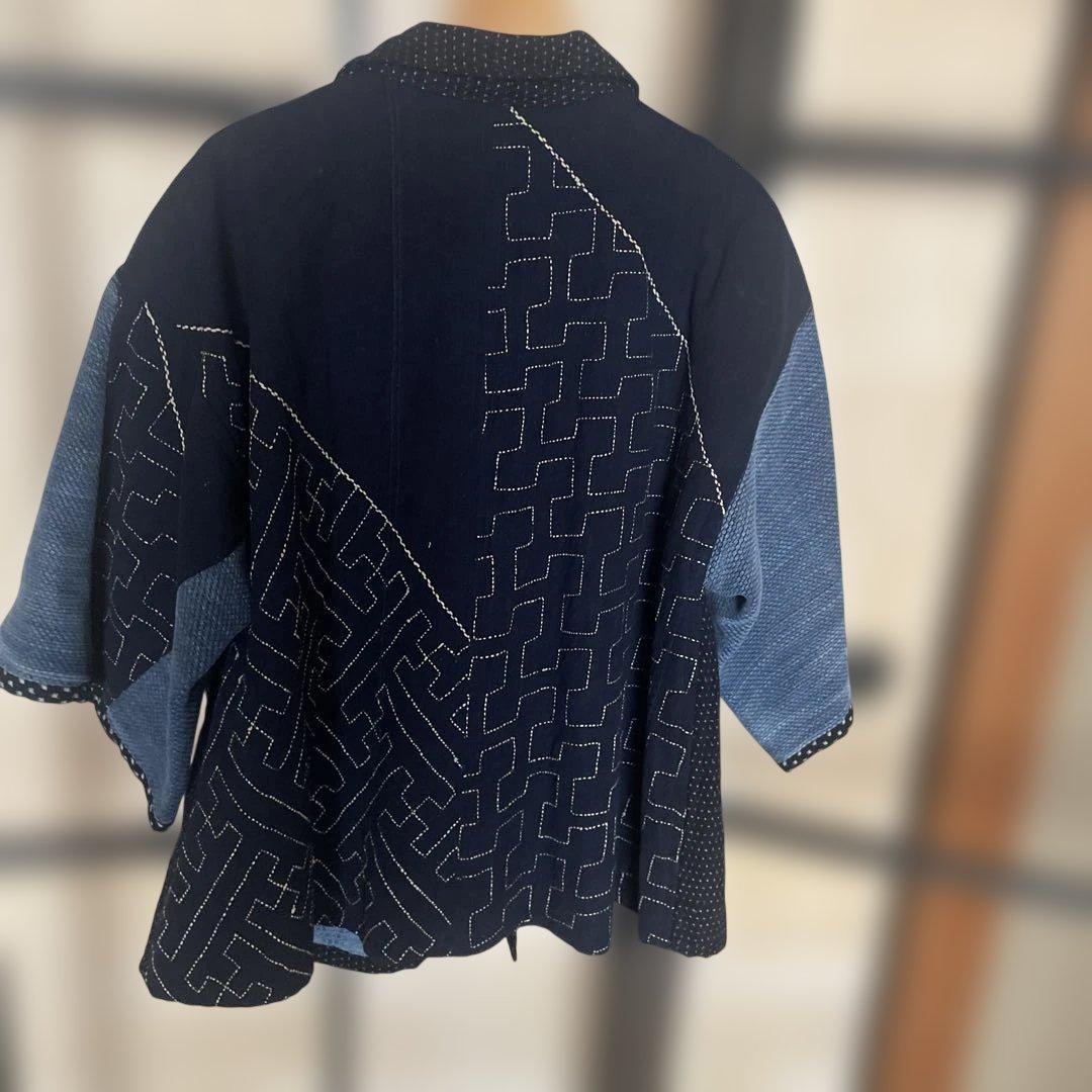 美品　絣ジャケット　かすり