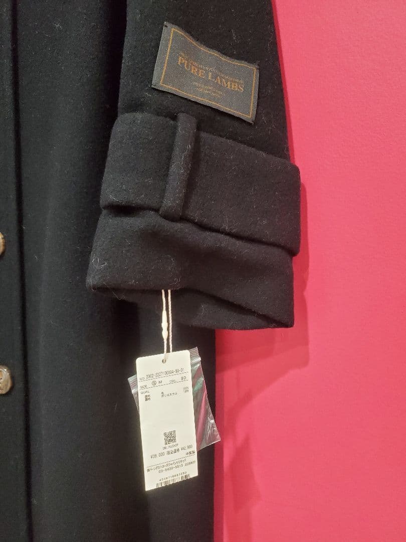 レディアゼル　新品未使用値札つき　ブラック ロングコート Sサイズ