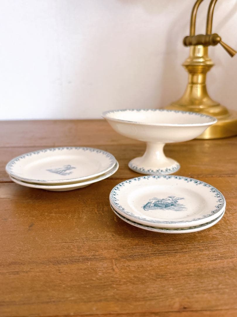 フランスアンティーク　④SaintAmand ラディネット　コンポティエset