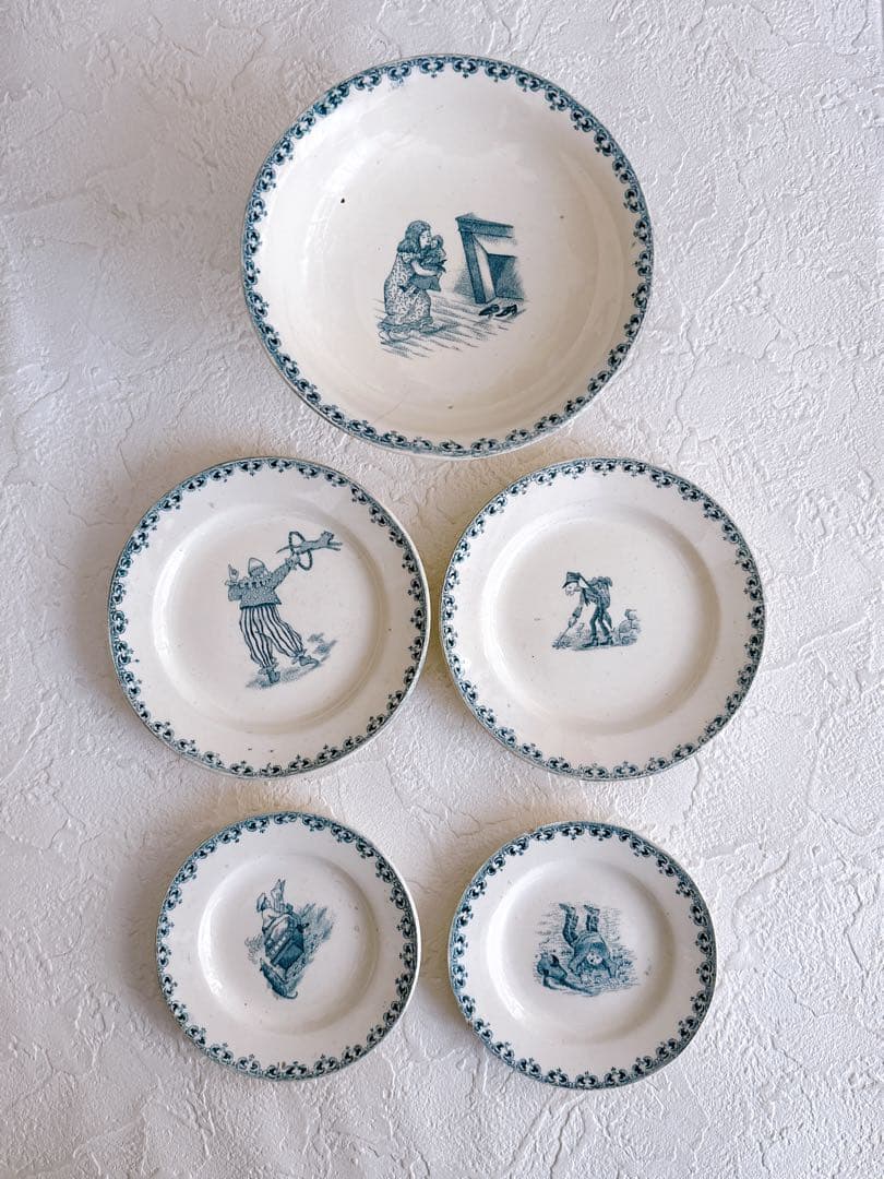 フランスアンティーク　④SaintAmand ラディネット　コンポティエset