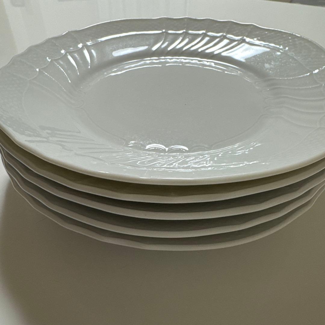 Richard Ginori ホワイト皿 5枚セット
