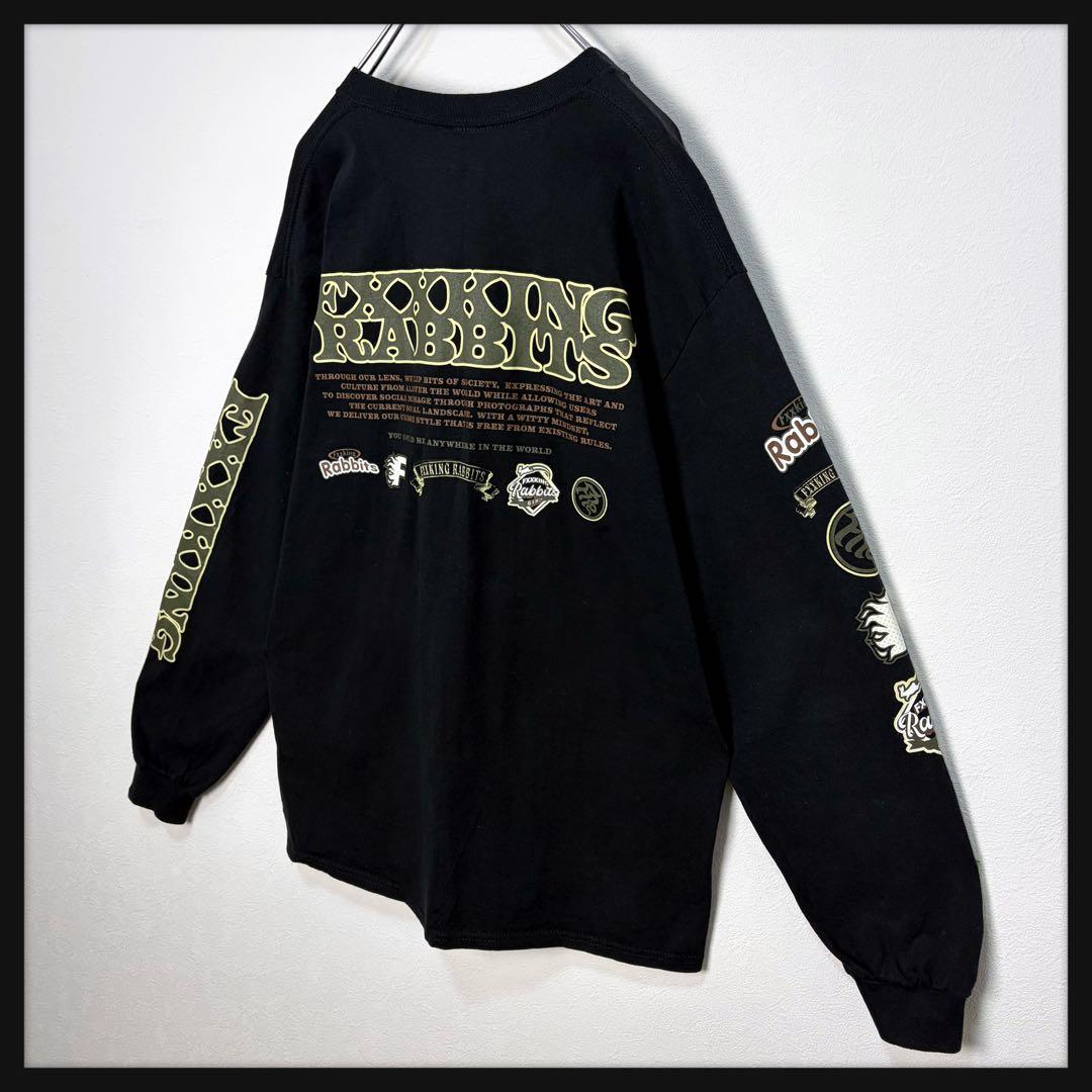 【美品★伊勢限定】FR2 月限定カラー ビッグロゴ 長袖Tシャツ ロンT カーキ