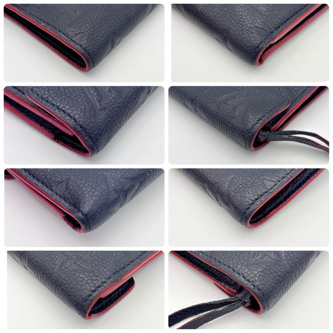 ルイヴィトン ポルトフォイユ・ヴィクトリーヌ　モノグラム マリーヌルージュ