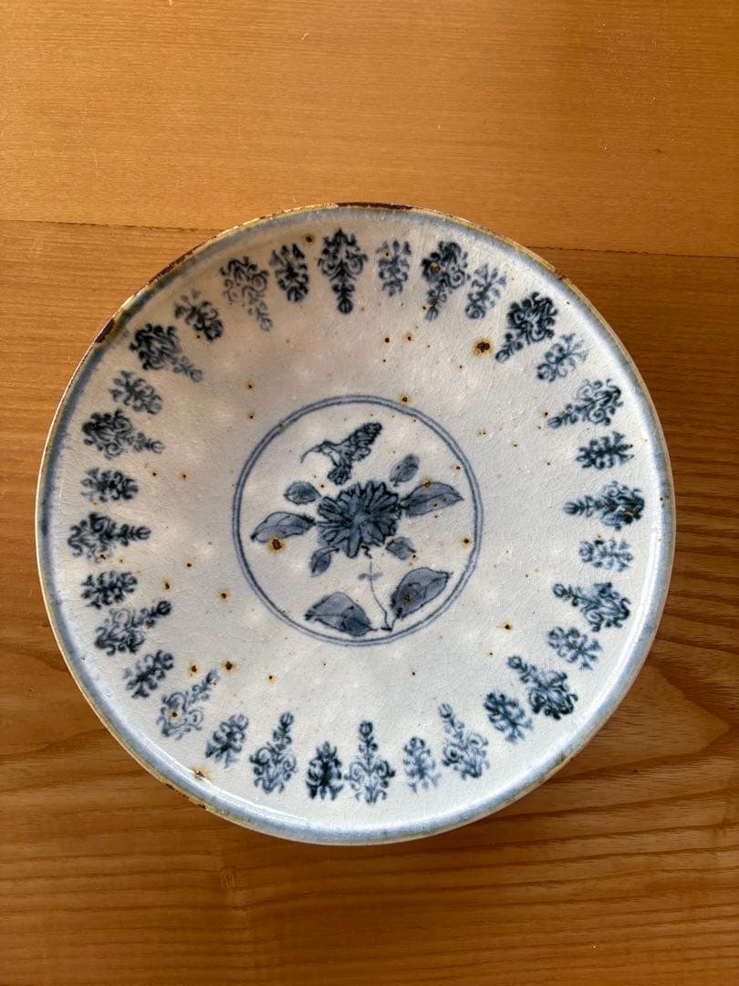 【最終価格】　丹波焼　市野吉記　コウホ窯　22㎝皿