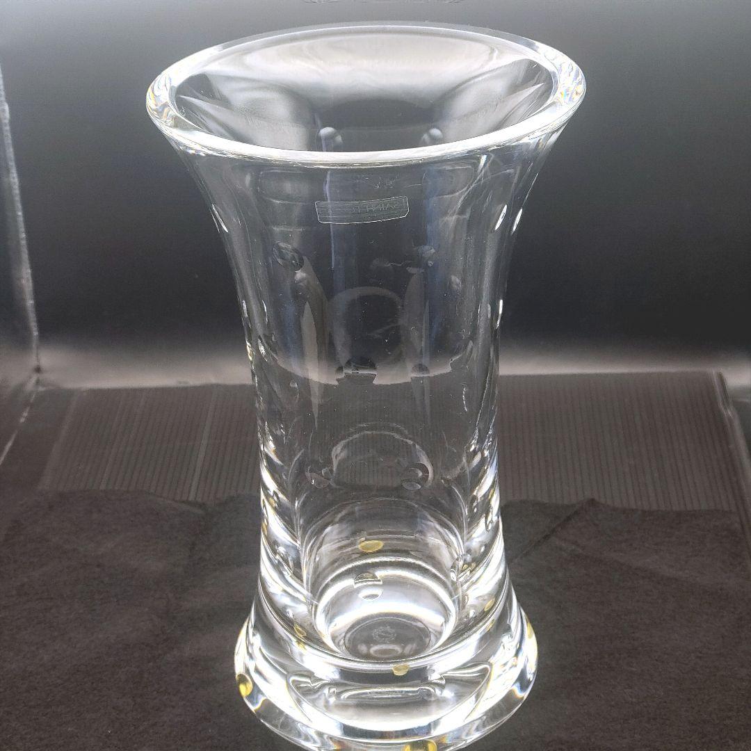 「サンルイ クリスタル 花瓶 バブル H25cm 正規品」
