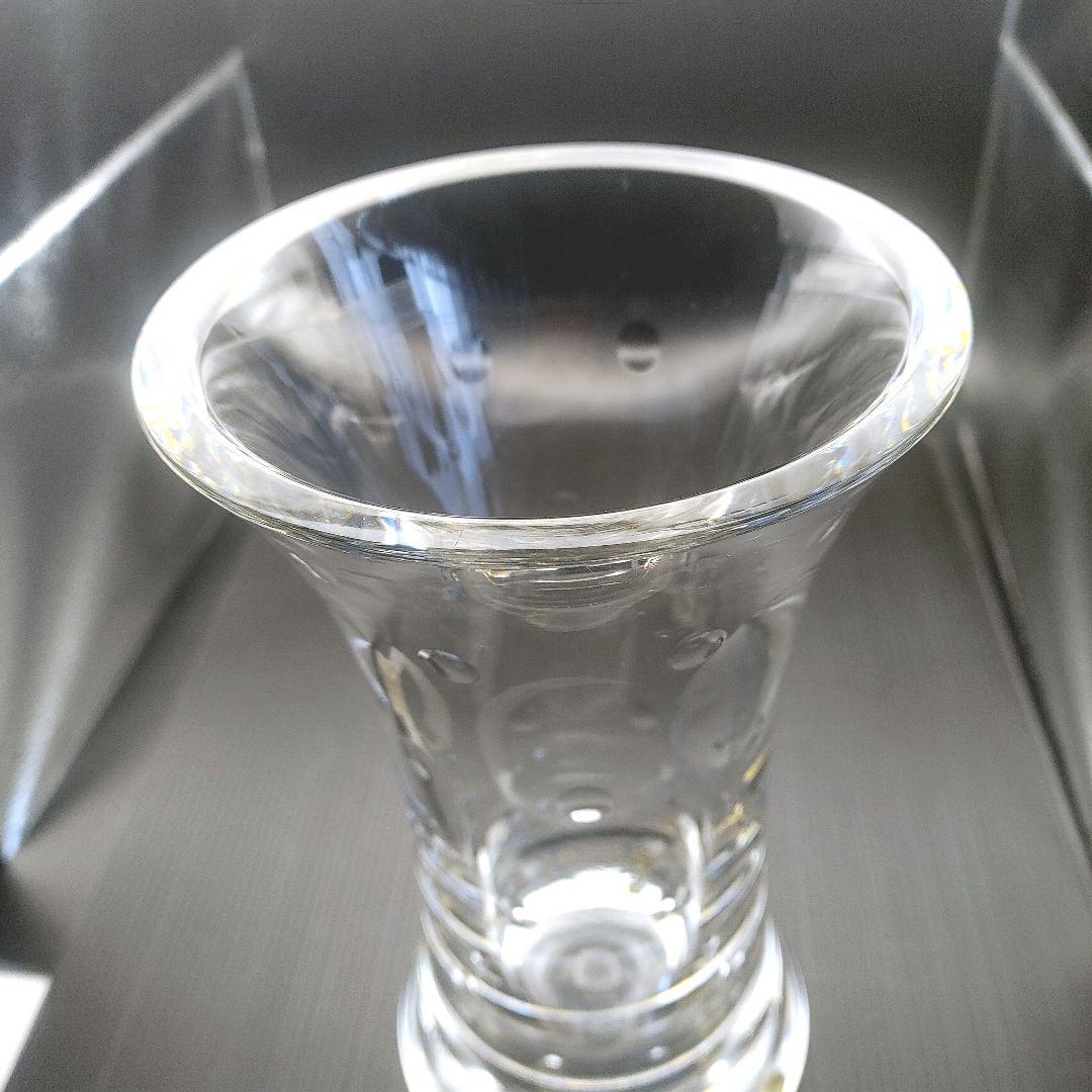 「サンルイ クリスタル 花瓶 バブル H25cm 正規品」