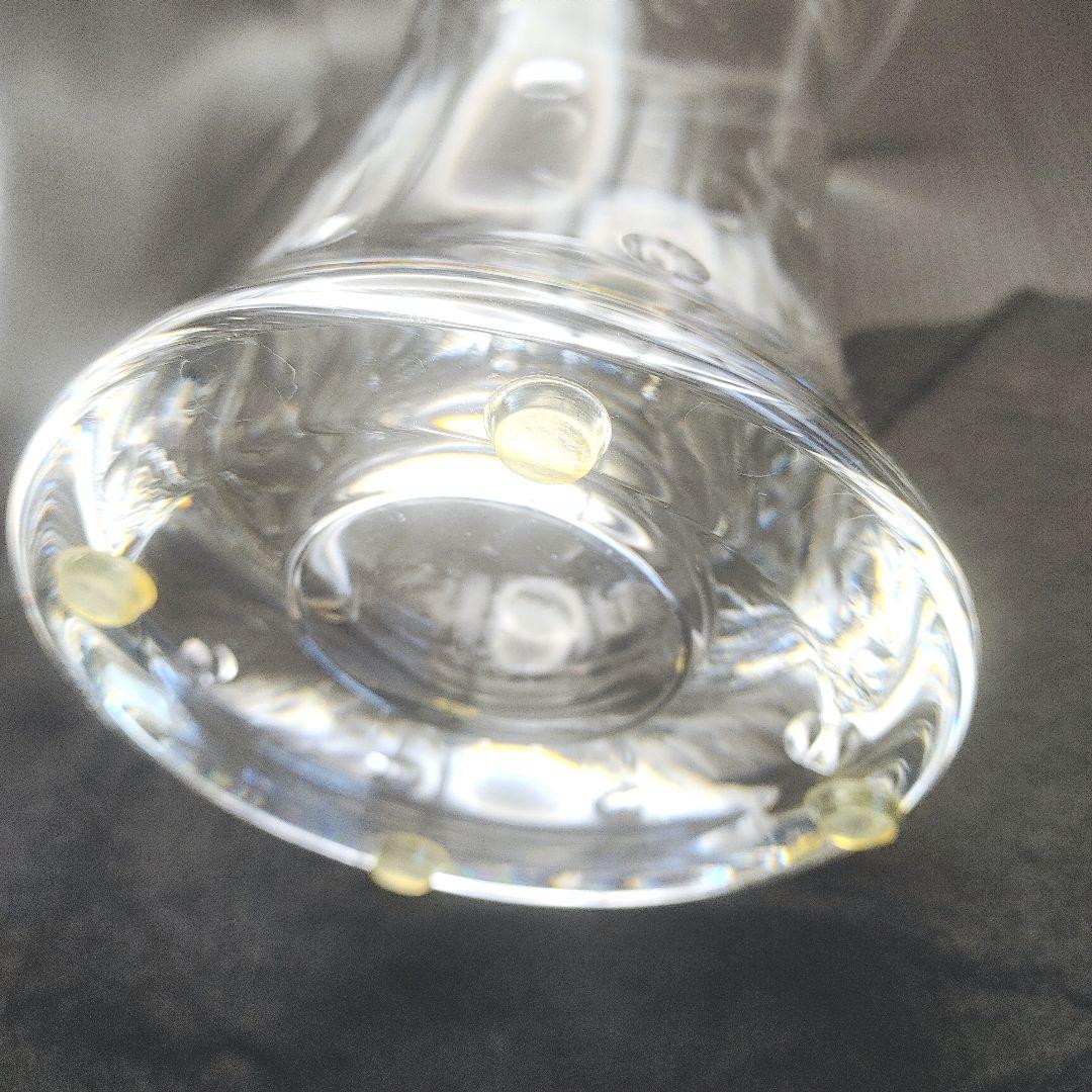 「サンルイ クリスタル 花瓶 バブル H25cm 正規品」