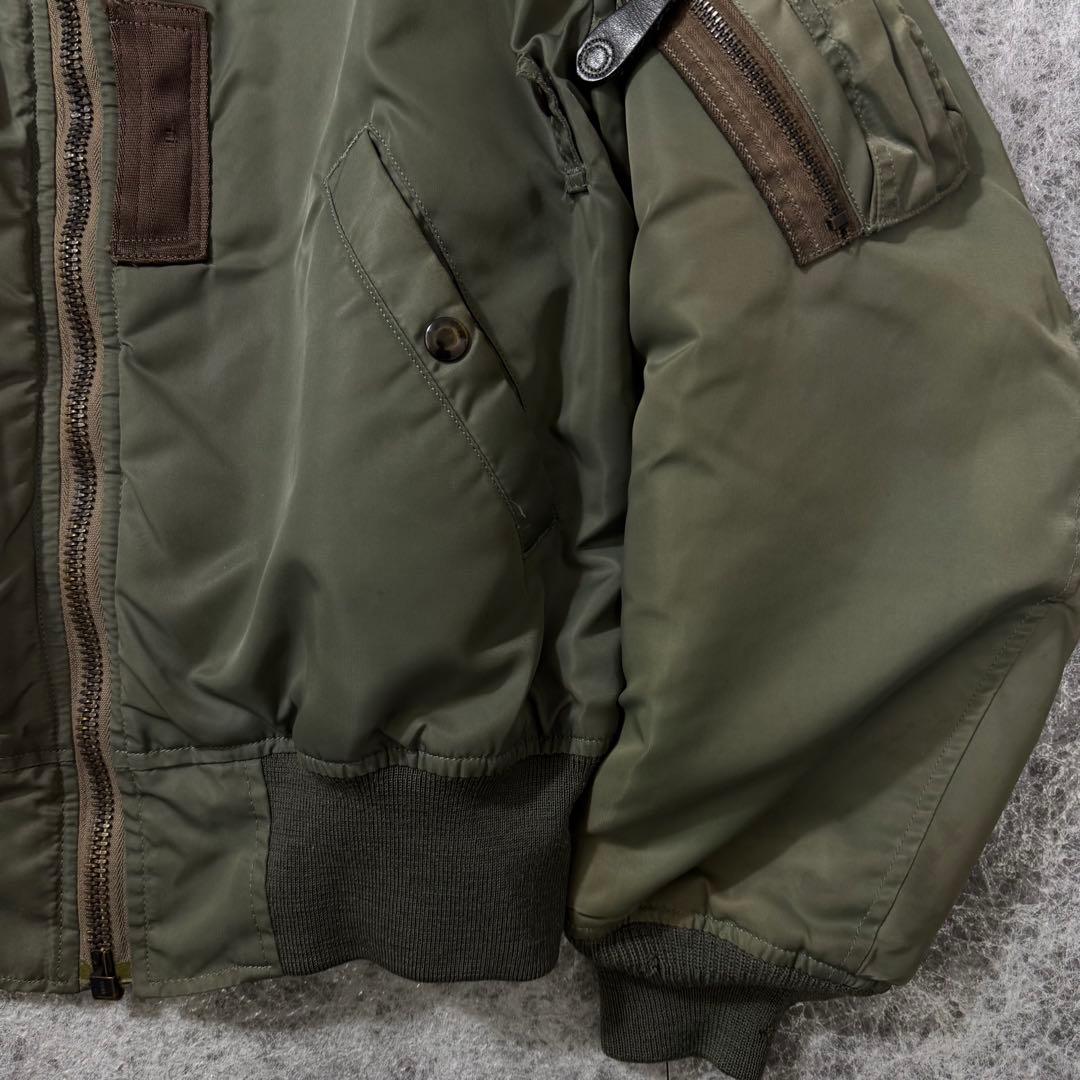 王道 バズリクソンズ MA-1 フライトジャケット M品番 グリーン M