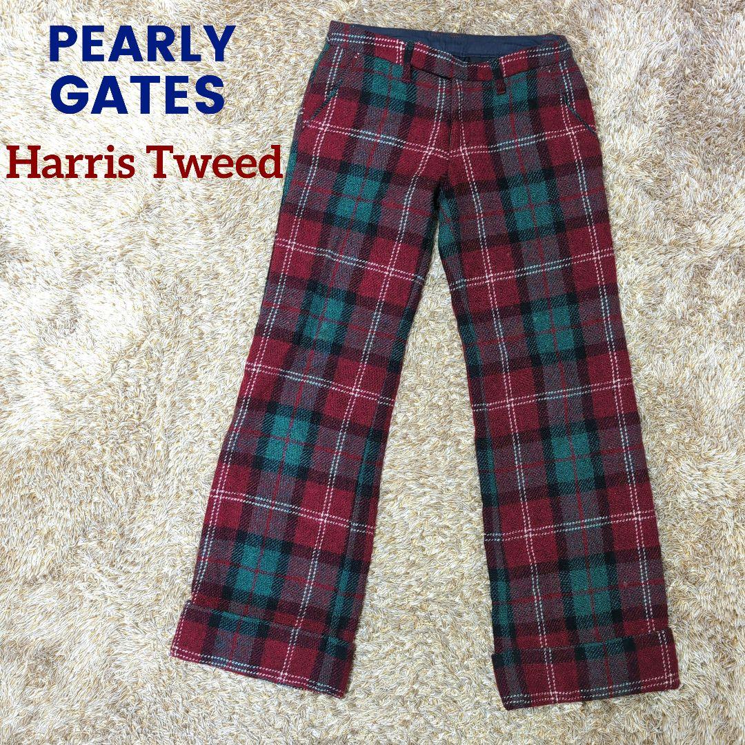 PEARLY GATES Harris Tweed ワイドパンツ ゴルフパンツ