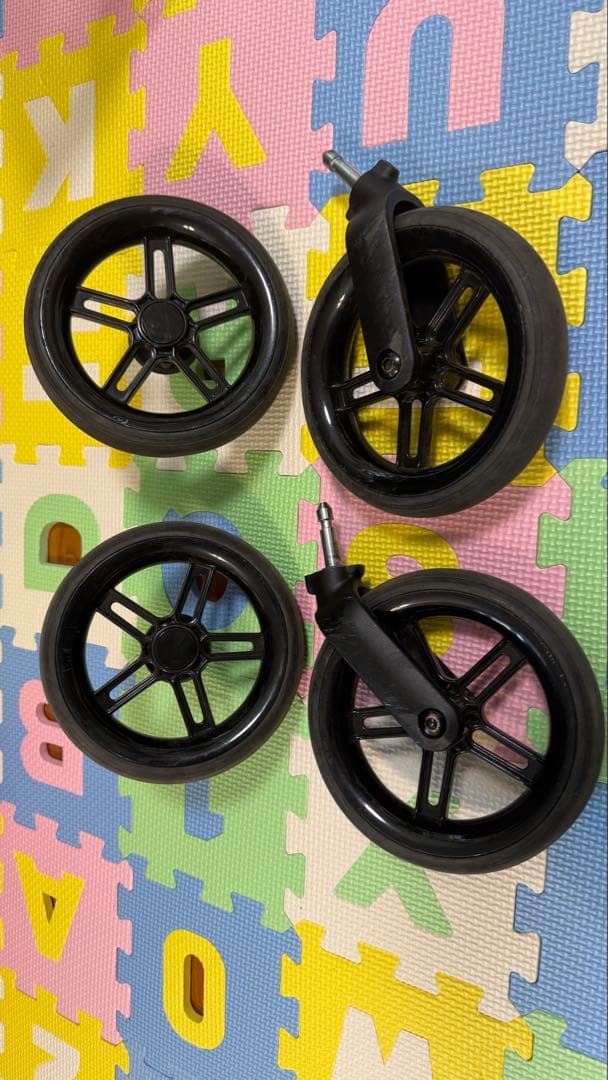 cybex MELIO ブラック　純正カップホルダー、レインカバー付き