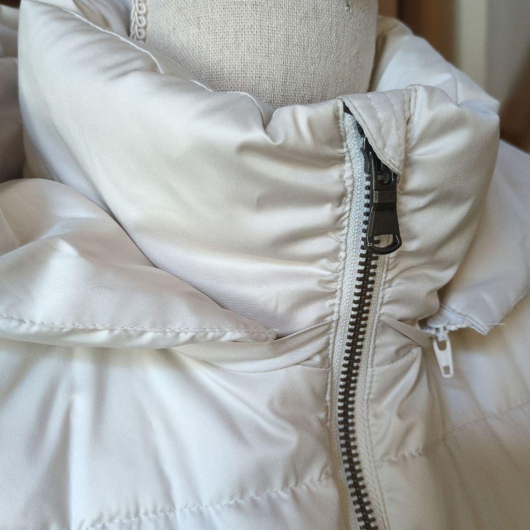 美品　ルーニィ♥ロングダウンベスト　ダウンパーカ　38 　アイボリー　エクリュ