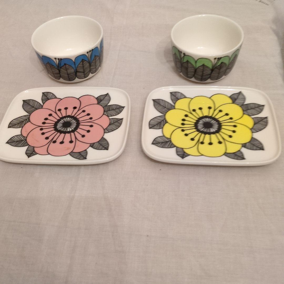 marimekko ケスティト プレート2枚×ボウル2個 4点セット