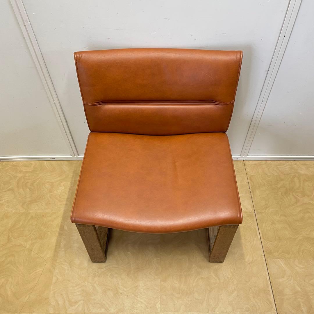 カンディハウス ボルス④ 本革チェア レザー椅子 ソファ 旭川家具 北欧スタイル