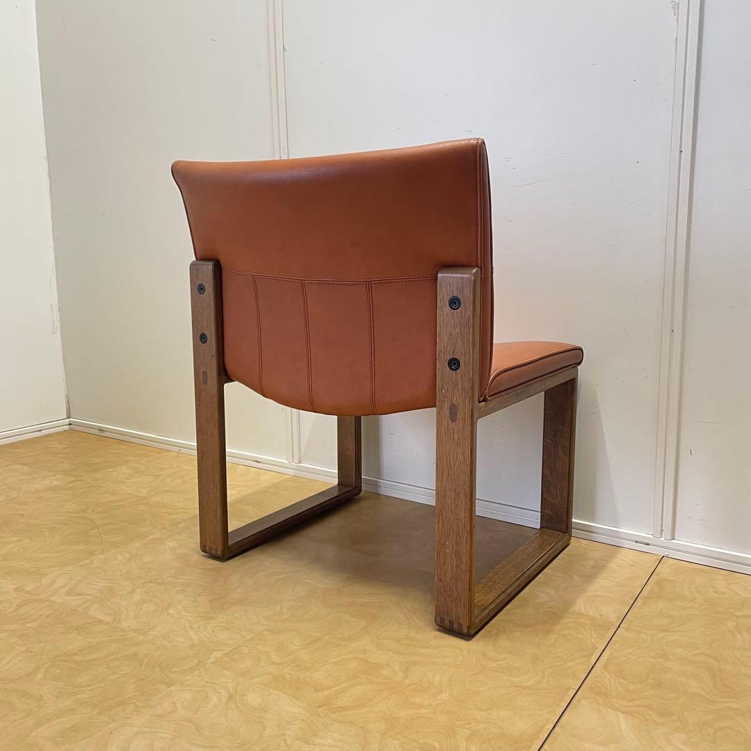 カンディハウス ボルス④ 本革チェア レザー椅子 ソファ 旭川家具 北欧スタイル