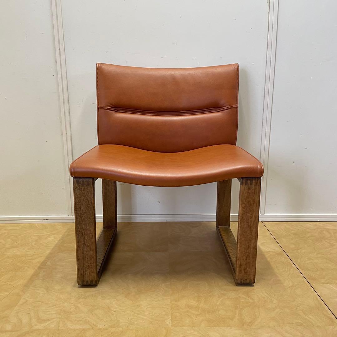 カンディハウス ボルス④ 本革チェア レザー椅子 ソファ 旭川家具 北欧スタイル