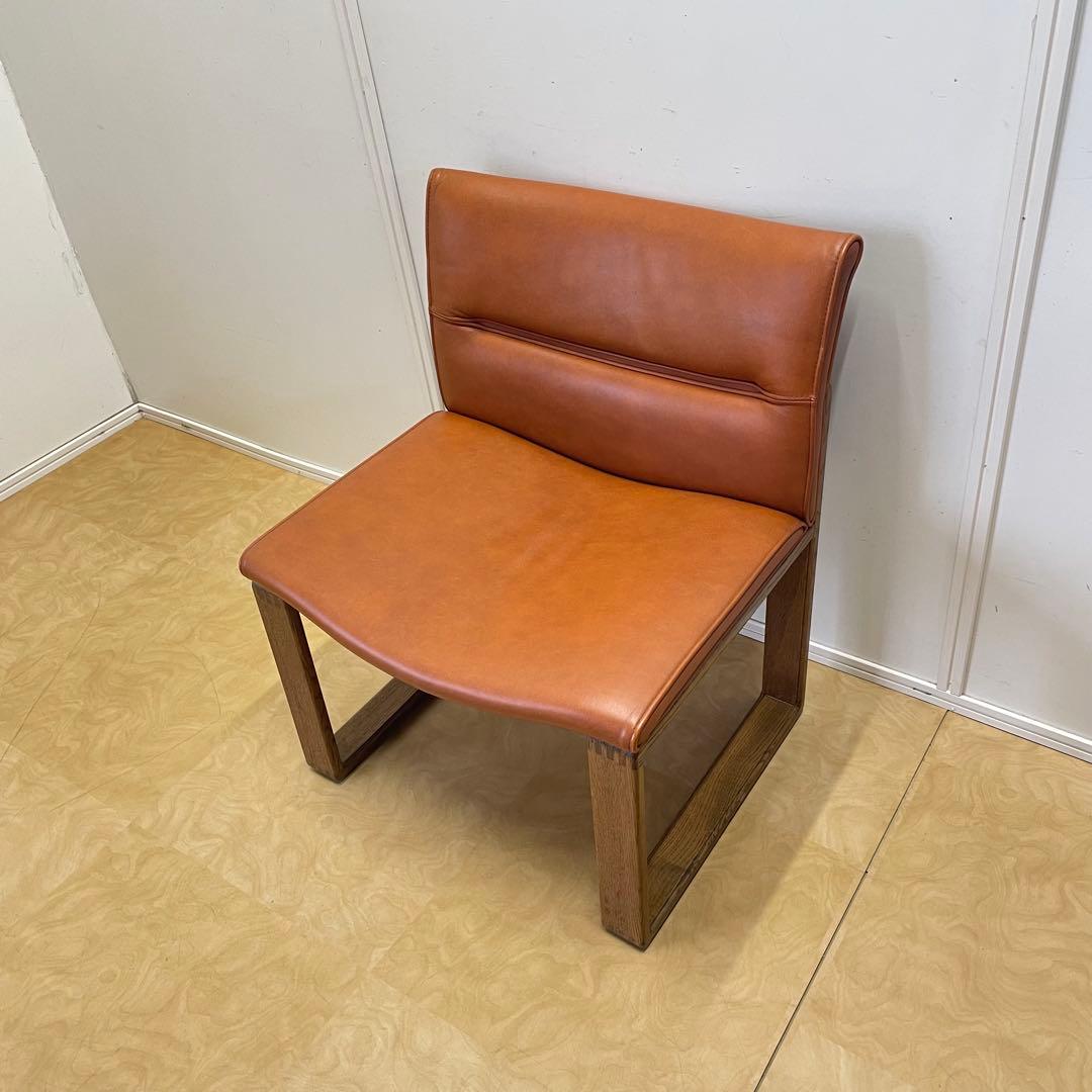 カンディハウス ボルス④ 本革チェア レザー椅子 ソファ 旭川家具 北欧スタイル