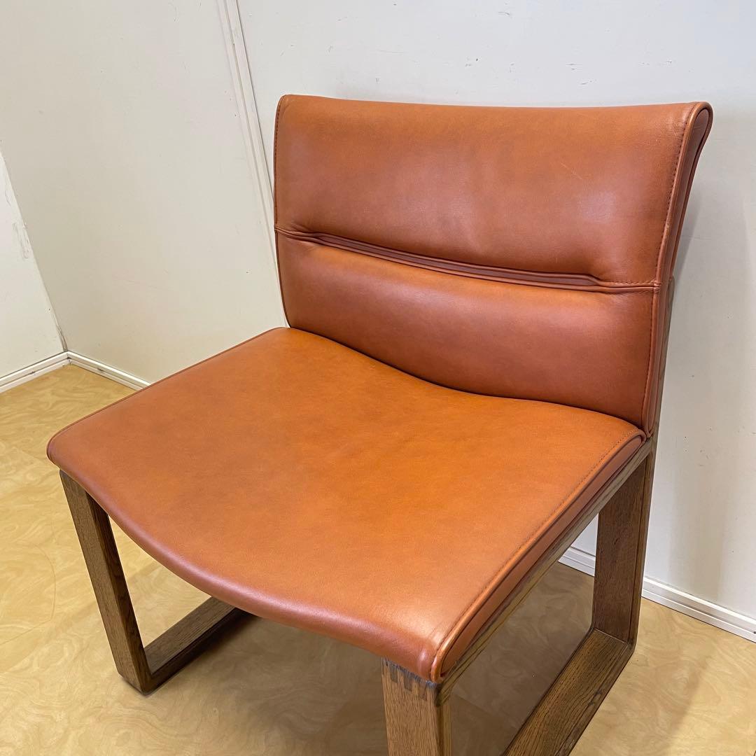カンディハウス ボルス④ 本革チェア レザー椅子 ソファ 旭川家具 北欧スタイル
