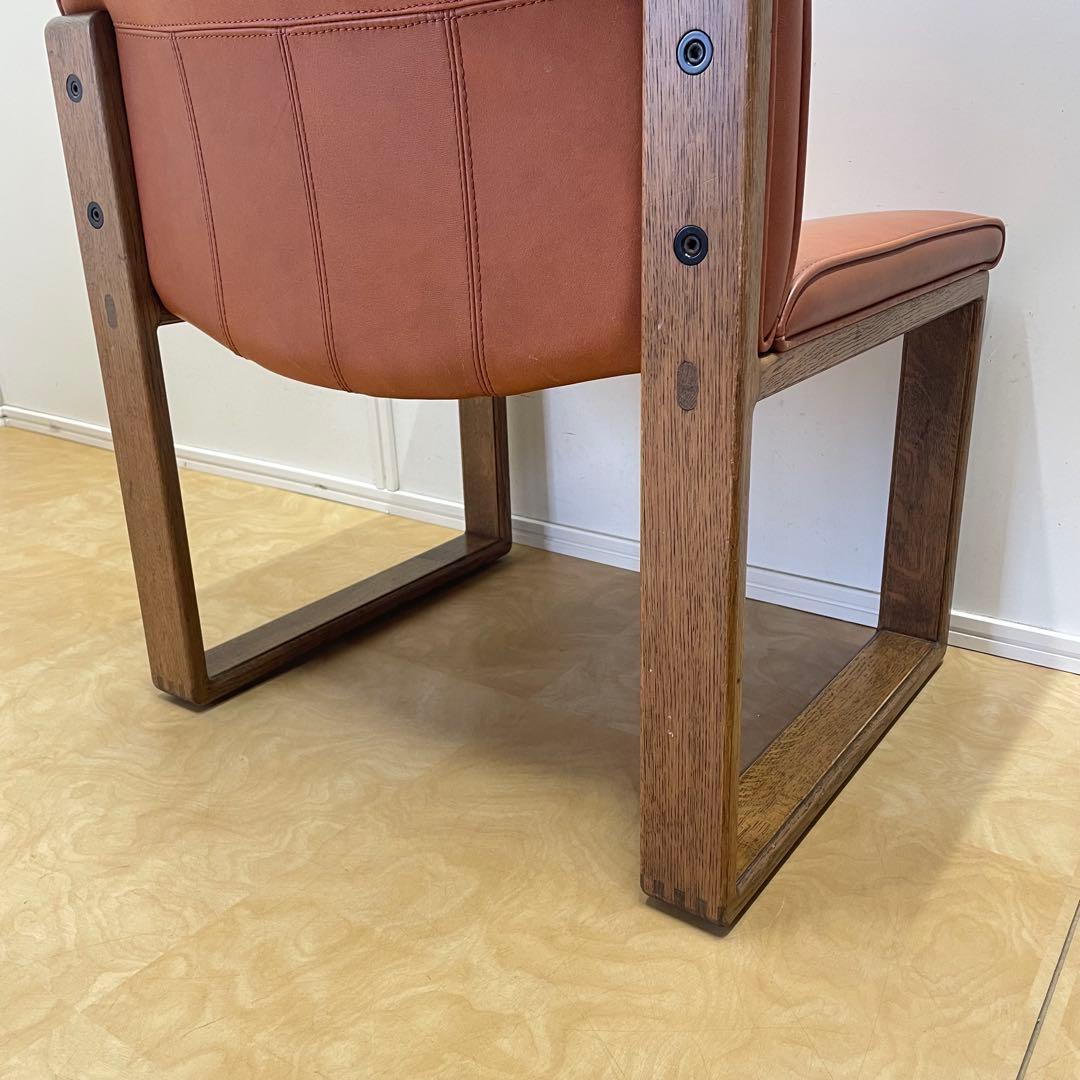 カンディハウス ボルス④ 本革チェア レザー椅子 ソファ 旭川家具 北欧スタイル