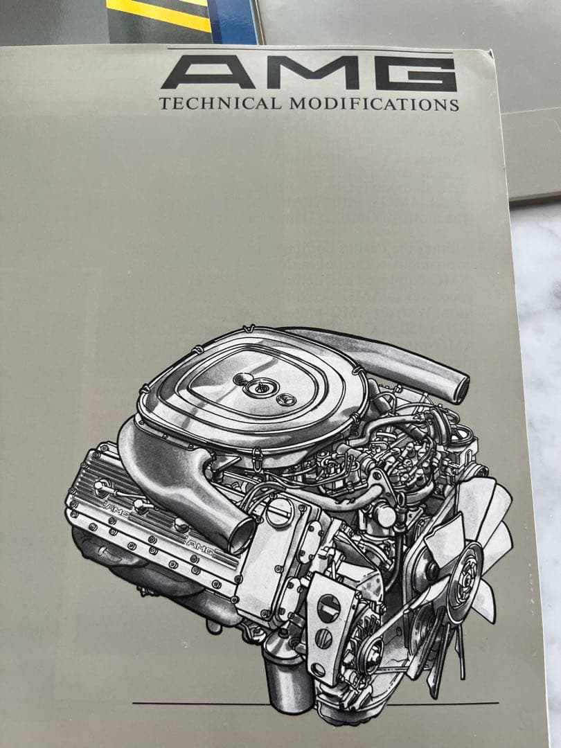 【ヴィンテージ】AMGメルセデス　旧車テクニカル カタログ