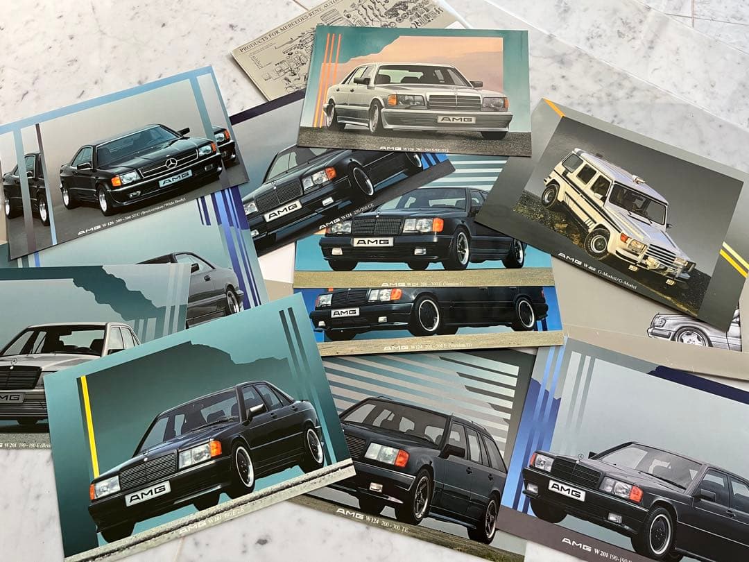 【ヴィンテージ】AMGメルセデス　旧車テクニカル カタログ